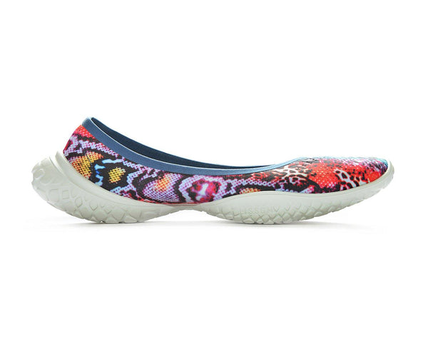 LISSOM Flyte Rainbow Python Print Slip-On Comfort Ballet Flats for